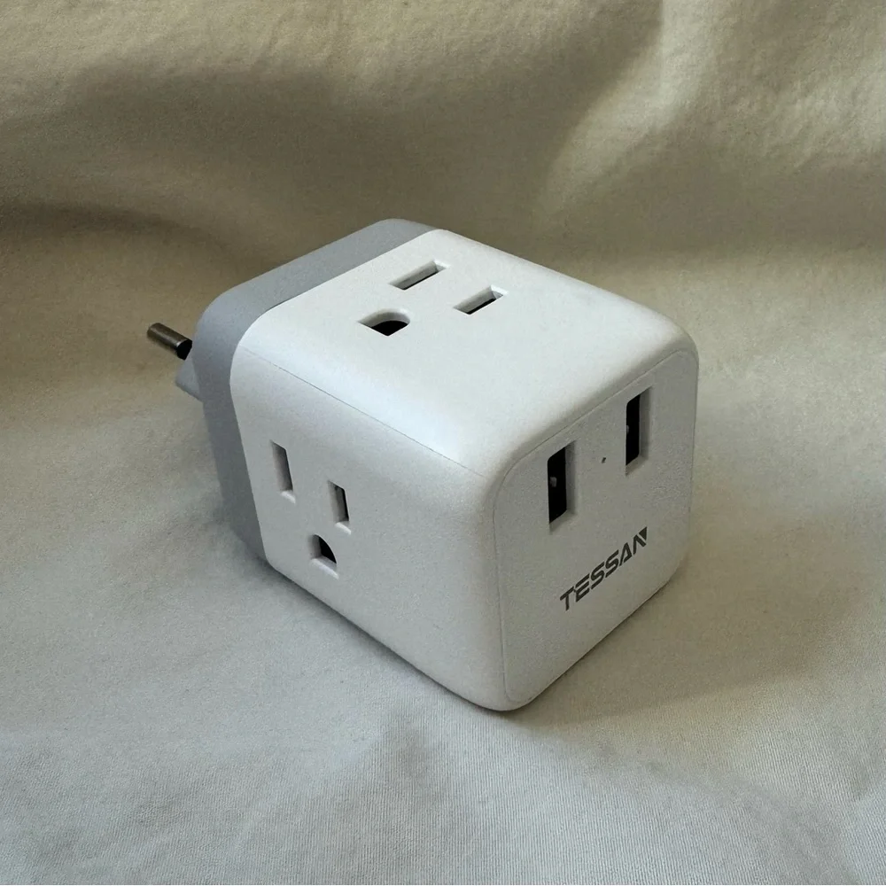 Travel Plug Adapter, US to Switzerland